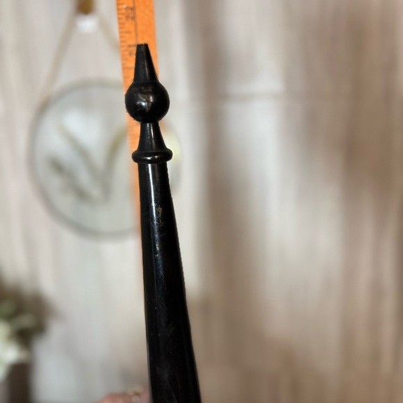 Elegant Black and Silver Decorative Globe Mid Century Modern - Picture 7 of 8